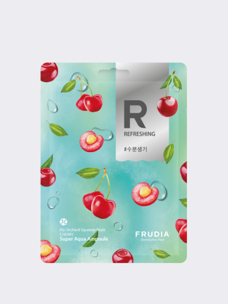 Разглаживающая тканевая маска для лица с вишней FRUDIA My Orchard Squeeze Mask Cherry Разглаживающая тканевая маска для лица с вишней FRUDIA My Orchard Squeeze Mask Cherry