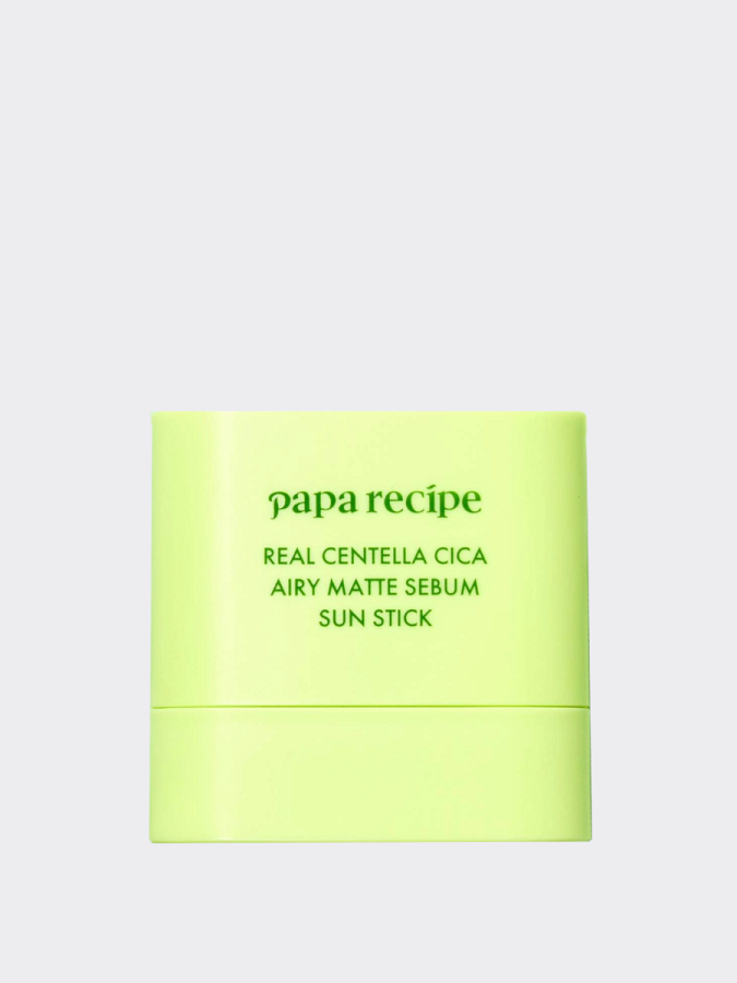 Себорегулирующий солнцезащитный стик с экстрактом центеллы Papa Recipe Real Centella Cica Airy Matte Sebum Sun Stick SPF50+ PA++++