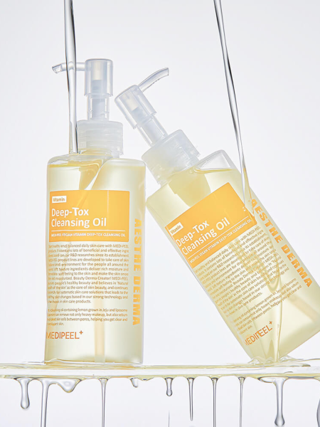 Гидрофильное масло с витаминным комплексом MEDI-PEEL Vegan Vitamin Deep-Tox Cleansing Oil Гидрофильное масло с витаминным комплексом MEDI-PEEL Vegan Vitamin Deep-Tox Cleansing Oil