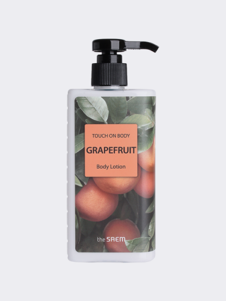 Увлажняющий лосьон для тела с ароматом грейпфрута The Saem Touch On Body Grapefruit Body Lotion Увлажняющий лосьон для тела с ароматом грейпфрута The Saem Touch On Body Grapefruit Body Lotion