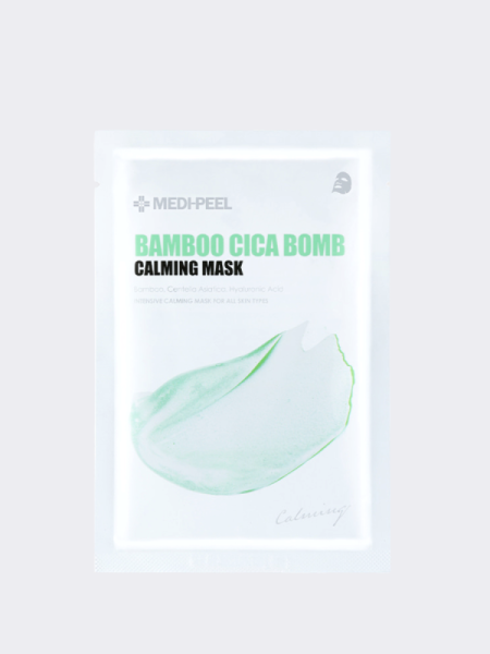 Успокаивающая маска с центеллой и бамбуком MEDI-PEEL Bamboo Cica Bomb Calming Mask Успокаивающая маска с центеллой и бамбуком MEDI-PEEL Bamboo Cica Bomb Calming Mask