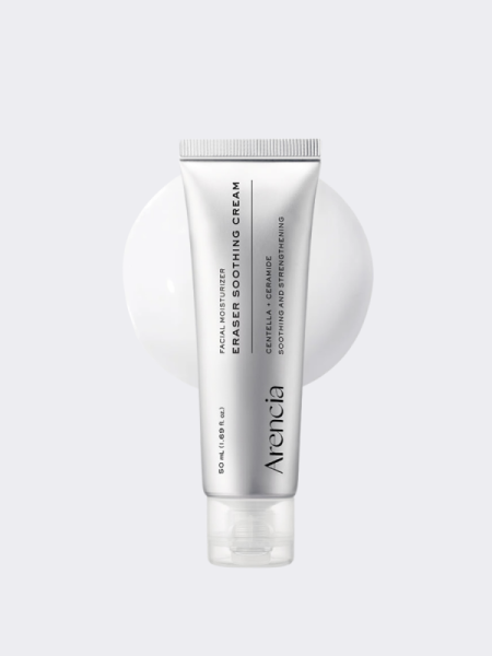 Успокаивающий крем для лица с экстрактом центеллы и керамидами Arencia Eraser Soothing Cream