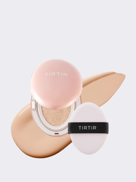 МИНИ Тональный кушон со стойким матовым финишем TIRTIR Mask Fit All-Cover Cushion 17C Porcelain