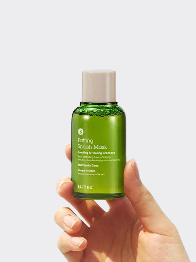 МИНИ Сплэш-маска против воспалений Blithe Soothing&Healing Green Tea Splash Mask
