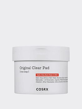 Очищающие подушечки для лица с салициловой кислотой COSRX One step Original Clear Pad