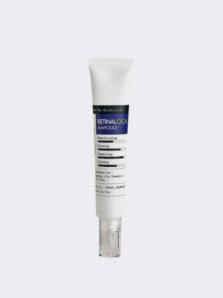 Обновляющая ампульная сыворотка с ретиналем и экстрактом центеллы Derma Factory Retinal Cica Ampoule Обновляющая ампульная сыворотка с ретиналем и экстрактом центеллы Derma Factory Retinal Cica Ampoule