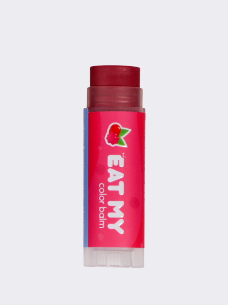 Оттеночный бальзам для губ "Вишнево-малиновый слаш" EAT MY Color Balm Cherry & Raspberry Slushie