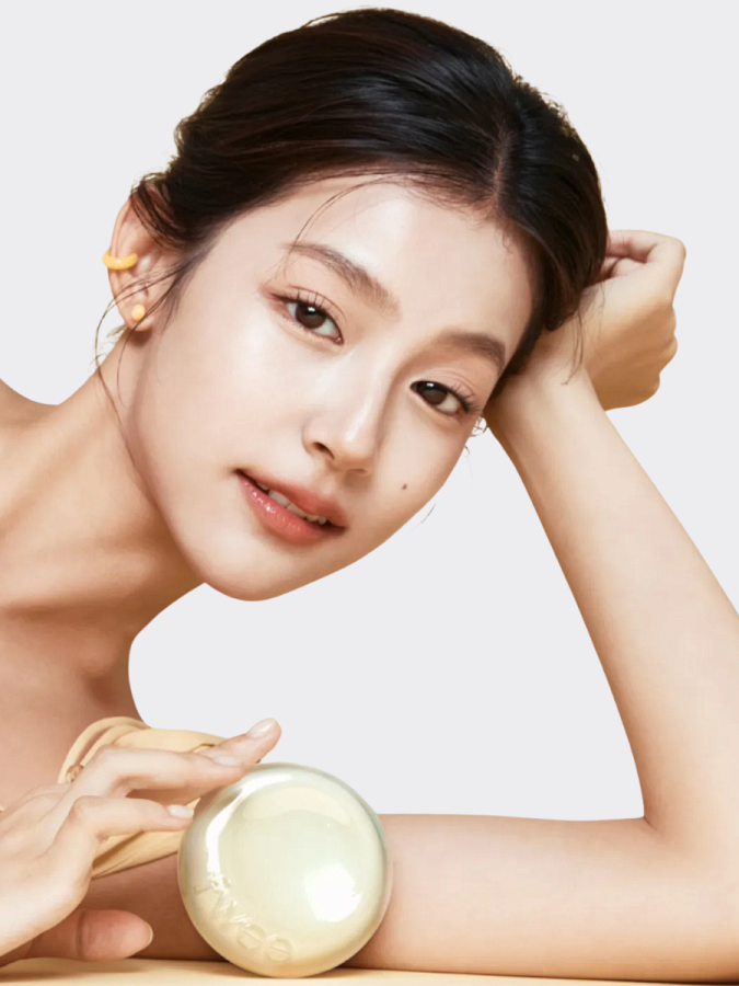 Насыщенный тональный кушон fwee Cushion Egg-fit Cover 1.5 Peach