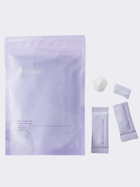 Обновляющая энзимная пудра с коллагеном и ретиналем Fraijour Retin-Collagen 3D Core Powder Wash Обновляющая энзимная пудра с коллагеном и ретиналем Fraijour Retin-Collagen 3D Core Powder Wash