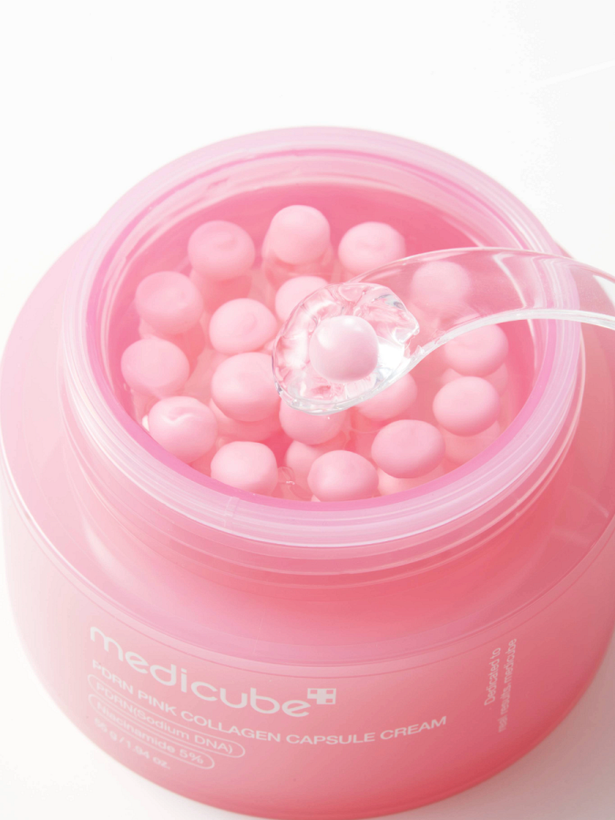 Укрепляющий капсульный крем с ПДРН и коллагеном Medicube PDRN Pink Collagen Capsule Cream