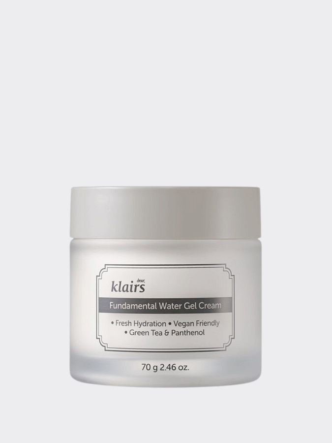 Успокаивающий крем-гель для лица с растительными экстрактами Dear, Klairs Fundamental Water Gel Cream