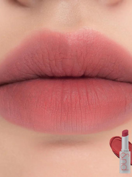 Мягкая кремовая помада в пыльном розовом оттенке rom&nd Zero Matte Lipstick 01 Dusty Pink