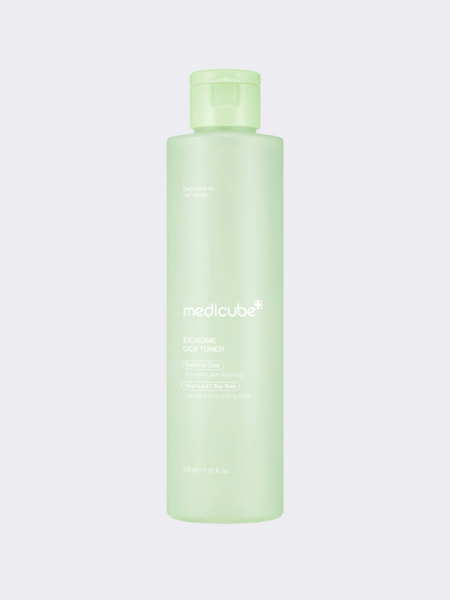 Успокаивающий тонер с экстрактом центеллы и чайного дерева Medicube Exosome Cica Toner