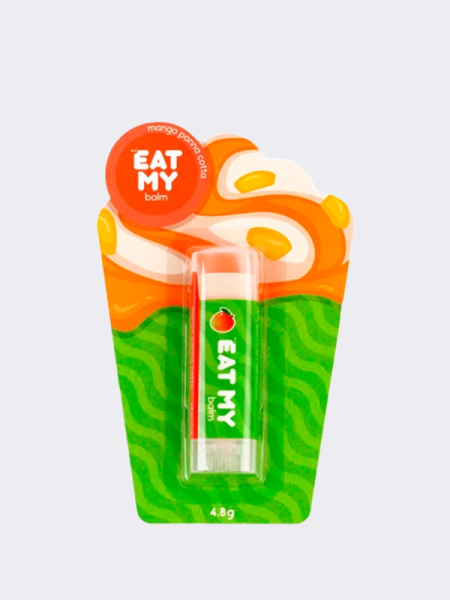 Бальзам для губ с ароматом манговой панна котты EAT MY BALM Mango Panna Cotta