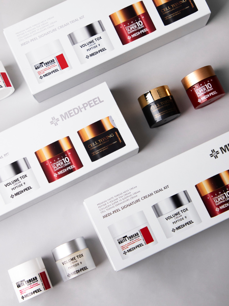 Набор миниатюр кремов для восстановления кожи лица и декольте MEDI-PEEL Signature Cream Trial Kit Набор миниатюр кремов для восстановления кожи лица и декольте MEDI-PEEL Signature Cream Trial Kit