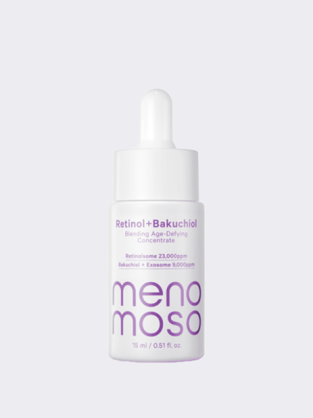 Обновляющая сыворотка с ретинолом и бакучиолом MENOMOSO Retinol + Bakuchiol Blending Age-Defying Concentrate Обновляющая сыворотка с ретинолом и бакучиолом MENOMOSO Retinol + Bakuchiol Blending Age-Defying Concentrate