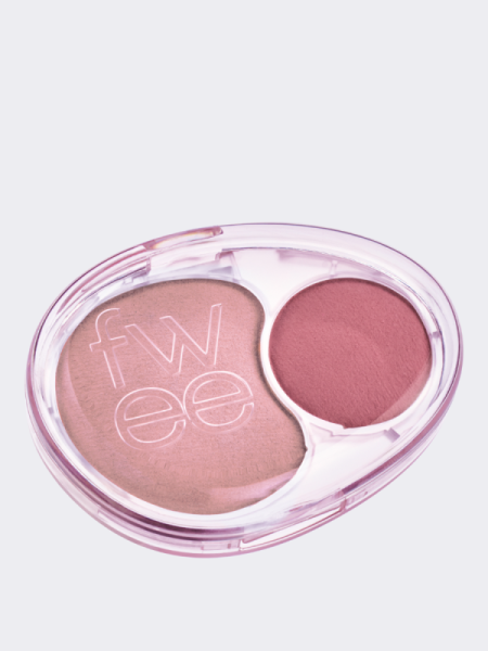Двойные мягкие румяна с муссовой текстурой fwee Mellow Dual Blush MV01 No More Cupid
