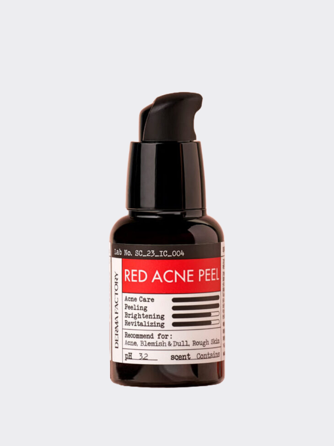 Смываемый пилинг с молочной кислотой Derma Factory Red Acne Peel Смываемый пилинг с молочной кислотой Derma Factory Red Acne Peel