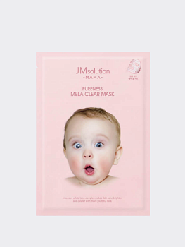 Тканевая маска для лица выравнивающая тон кожи JMsolution MAMA Pureness Mela Clear Mask