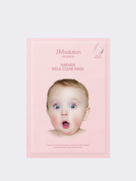 Тканевая маска для лица выравнивающая тон кожи JMsolution MAMA Pureness Mela Clear Mask Тканевая маска для лица выравнивающая тон кожи JMsolution MAMA Pureness Mela Clear Mask