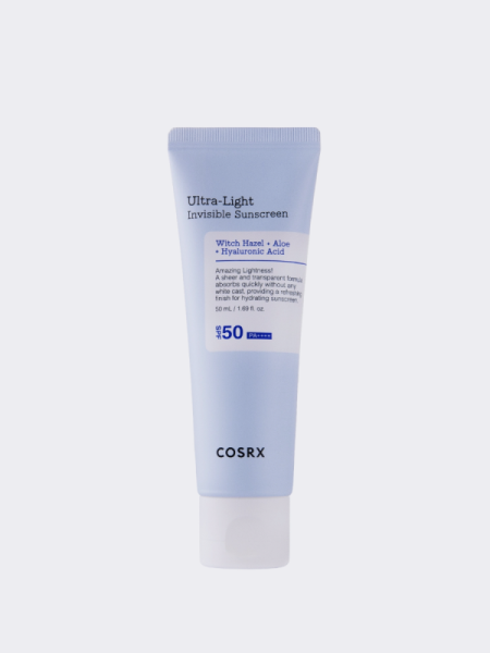 Ультралёгкий солнцезащитный крем с экстрактом алоэ COSRX Ultra-Light Invisible Sunscreen SPF50 PA++++ Ультралёгкий солнцезащитный крем с экстрактом алоэ COSRX Ultra-Light Invisible Sunscreen SPF50 PA++++