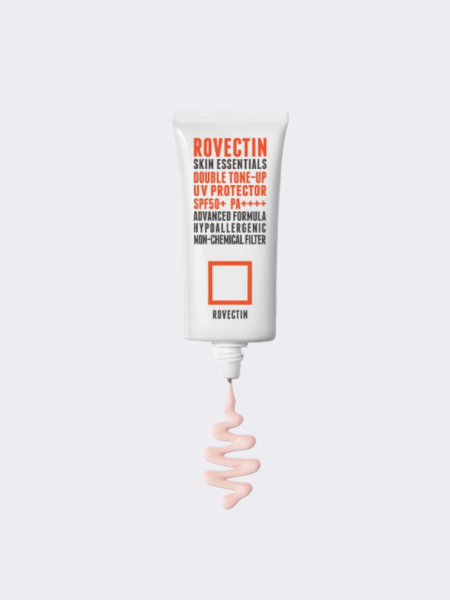 Солнцезащитный крем ROVECTIN Skin Essentials Double Tone-up UV Protector SPF50+ PA++++