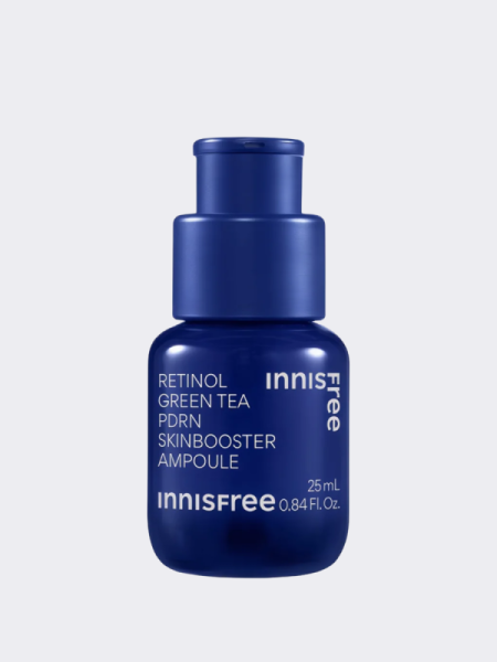 Укрепляющая сыворотка-бустер с ретинолом и ПДРН Innisfree Retinol Green Tea PDRN Skinbooster Ampoule Укрепляющая сыворотка-бустер с ретинолом и ПДРН Innisfree Retinol Green Tea PDRN Skinbooster Ampoule