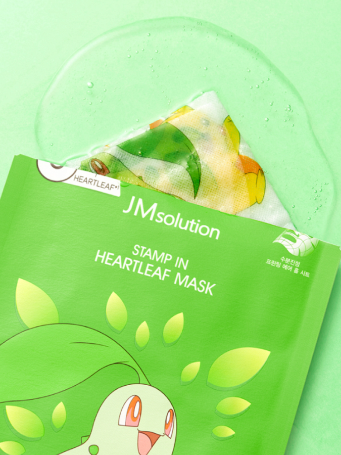 Успокаивающая тканевая маска с экстрактом хауттюйнии JMSolution Stamp In Heartleaf Mask