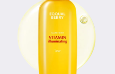 Осветляющий тонер с экстрактом ацеролы и ниацинамидом EQQUALBERRY Vitamin illuminating Toner