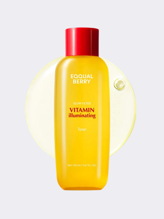 Осветляющий тонер с экстрактом ацеролы и ниацинамидом EQQUALBERRY Vitamin illuminating Toner