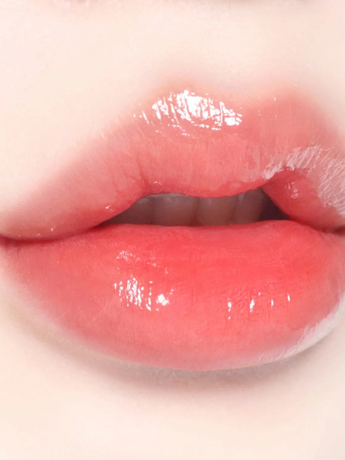 Стойкий глянцевый пигмент для губ INGA Water Glow Lip Tint Rich Salmon