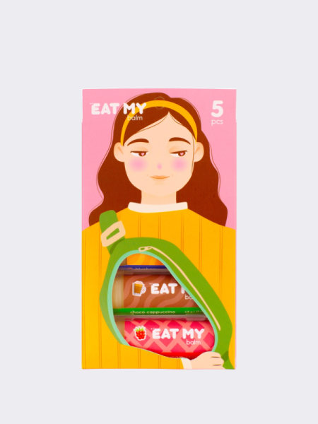 Набор питательных бальзамов для губ "Сладкая Любовь" Eat My Balm Set Sweet Love