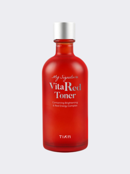 Антиоксидантный тонер для сияния кожи с комплексом витаминов TIAM MY Signature Vita Red Toner Антиоксидантный тонер для сияния кожи с комплексом витаминов TIAM MY Signature Vita Red Toner