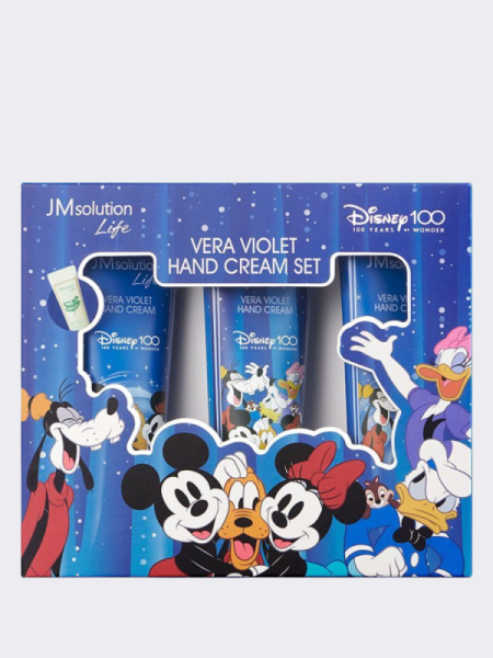 Подарочный набор кремов для рук с экстрактом алоэ JMSolution Life Vera Violet Hand Cream Set Disney Подарочный набор кремов для рук с экстрактом алоэ JMSolution Life Vera Violet Hand Cream Set Disney