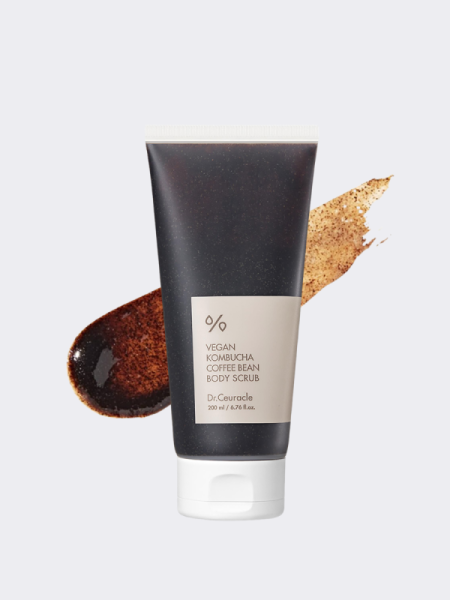 Веганский кофейный скраб для тела с комбучей Dr.Ceuracle Vegan Kombucha Coffee Bean Body Scrub