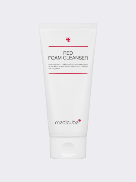 Противовоспалительная пенка для умывания с салициловой кислотой Medicube Red Foam Cleanser Противовоспалительная пенка для умывания с салициловой кислотой Medicube Red Foam Cleanser