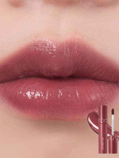 Сочный глянцевый тинт для губ с оттенком миндаля и розы rom&nd Juicy Lasting Tint 19 Almond Rose