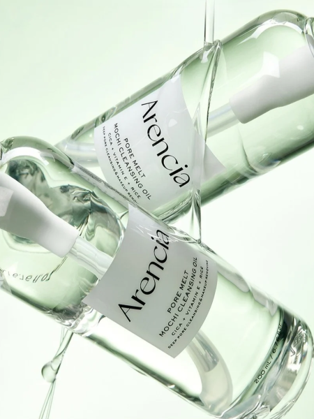 Очищающее гидрофильное масло с экстрактом центеллы Arencia Pore Melt Mochi Cleansing Oil