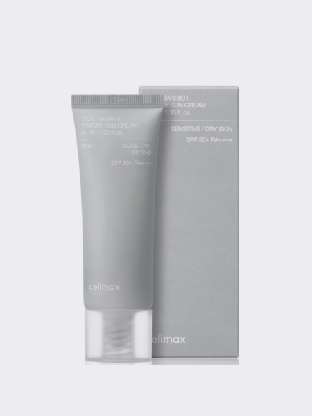 Солнцезащитный крем для чувствительной кожи Celimax Dual Barrier Watery Sun Cream SPF 50+ PA++++ Солнцезащитный крем для чувствительной кожи Celimax Dual Barrier Watery Sun Cream SPF 50+ PA++++