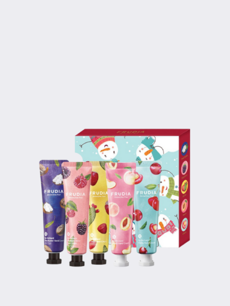 Набор кремов для рук "Зимняя коллекция" Frudia Winter Play My Orchard Hand Cream Gift Set (5*30 мл) Набор кремов для рук "Зимняя коллекция" Frudia Winter Play My Orchard Hand Cream Gift Set (5*30 мл)