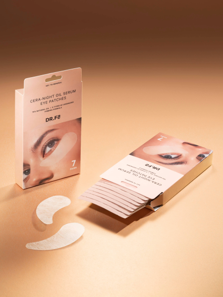 Ночные разглаживающие патчи для век DR.F5 Cera-night Oil Serum Eye Patches