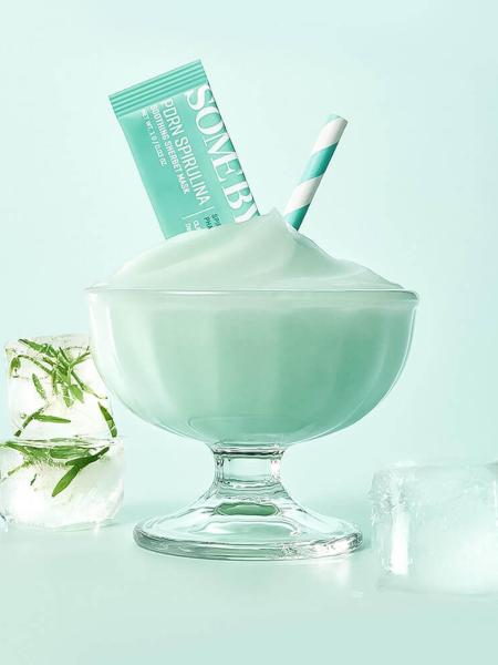 Успокаивающая маска-щербет со спирулиной и ПДРН Some By Mi Spirulina PDRN Soothing Sherbet Mask