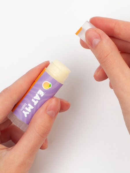 Бальзам для губ с ароматом апельсинового сорбета  EAT MY BALM Orange Sorbet