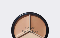 Палетка кремовых корректоров для контуринга The Saem Cover Perfection Triple Pot Concealer 02 Contour Beige
