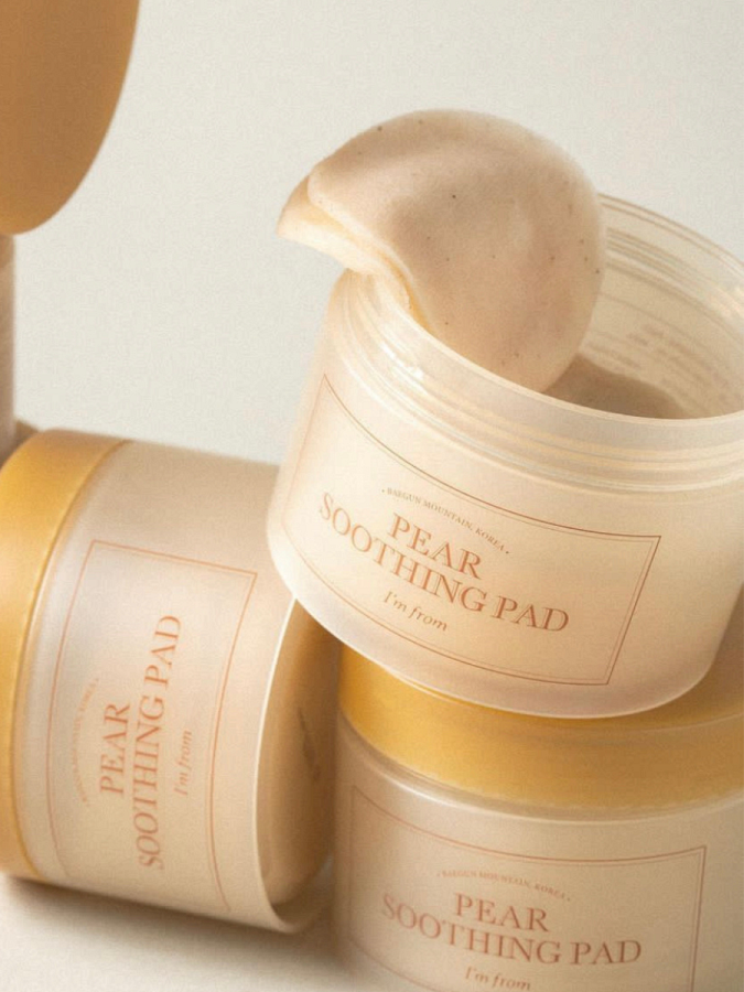 Охлаждающие и успокаивающие тонер-пэды I'm from Pear Soothing Pad