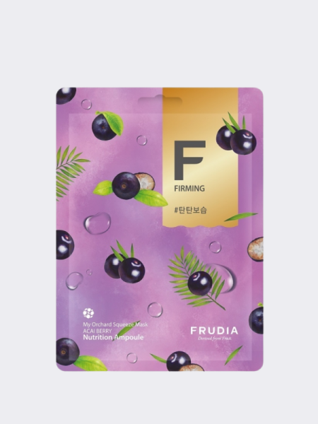 Укрепляющая тканевая маска с ягодами асаи FRUDIA My Orchard Squeeze Mask Acai Berry Укрепляющая тканевая маска с ягодами асаи FRUDIA My Orchard Squeeze Mask Acai Berry