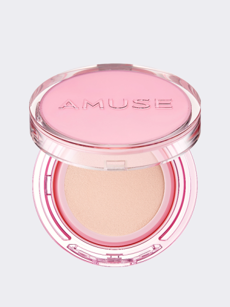 Тональный кушон с сияющим финишем AMUSE Dew Power Vegan Cushion SPF 50+ PA++++ 01 Pure