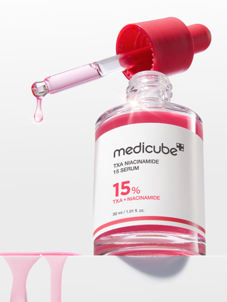 Осветляющая сыворотка для лица с ниацинамидом и транексамовой кислотой Medicube TXA Niacinamide 15 Serum Осветляющая сыворотка для лица с ниацинамидом и транексамовой кислотой Medicube TXA Niacinamide 15 Serum