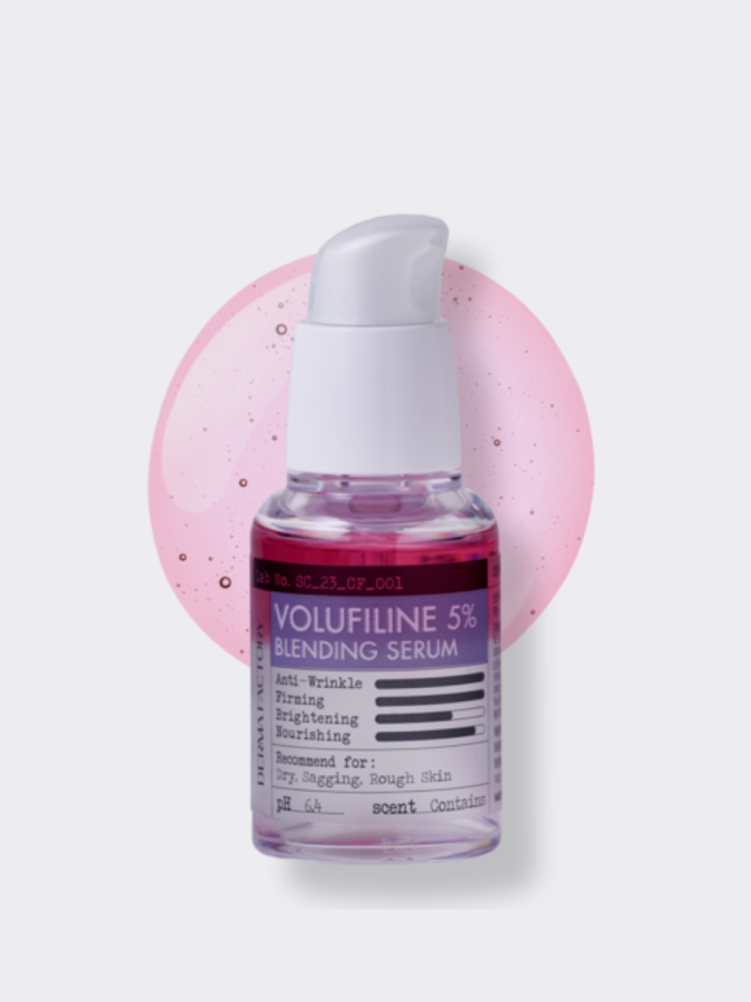 Двухфазная разглаживающая сыворотка с волюфилином Derma Factory Volufiline 5% Blending Serum