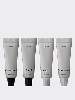 Набор парфюмированных увлажняющих кремов для рук в миниатюрах I'm From Hand Cream Discovery Kit